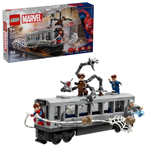 LEGO MARVEL 76321 Spider-Man vs. Doc Ock Subway Train Scene