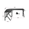 Gaming desk Huzaro Hero 6.3 Black Gaming desk Huzaro Hero 6.3 Black
