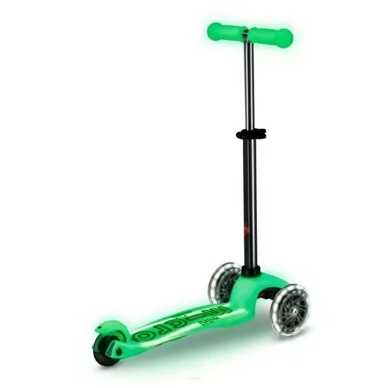 Mini Micro Deluxe Glow LED Plus Icy Lime scooter Mini Micro Deluxe Glow LED Plus Icy Lime scooter