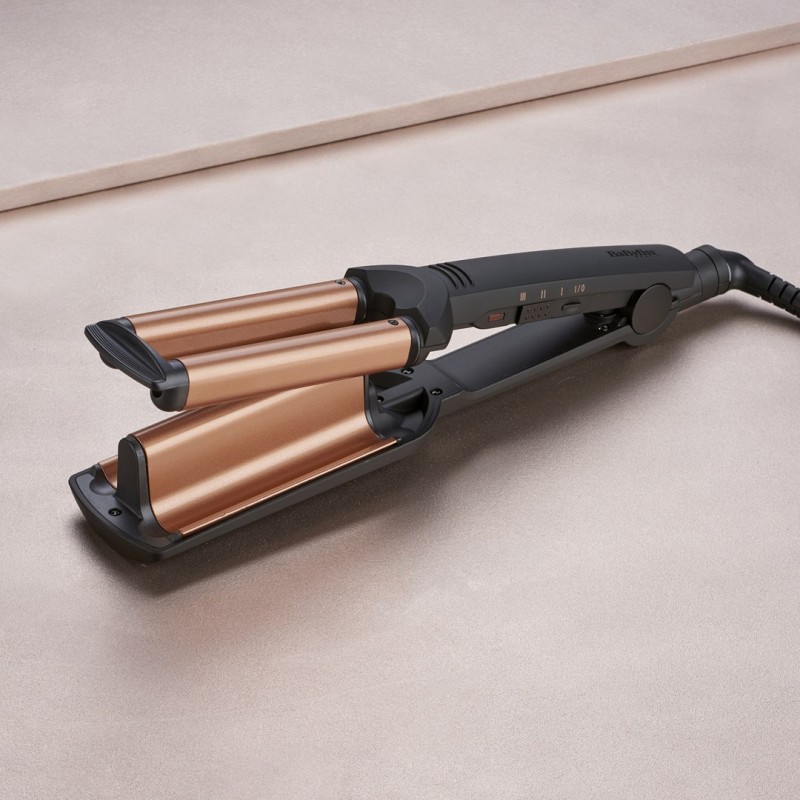 BaByliss Deep Waves Curling iron Warm Black, Orange 98.4 BaByliss Deep Waves Curling iron Warm Black, Orange 98.4