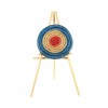 Round straw archery mat 65 cm - painted target zones