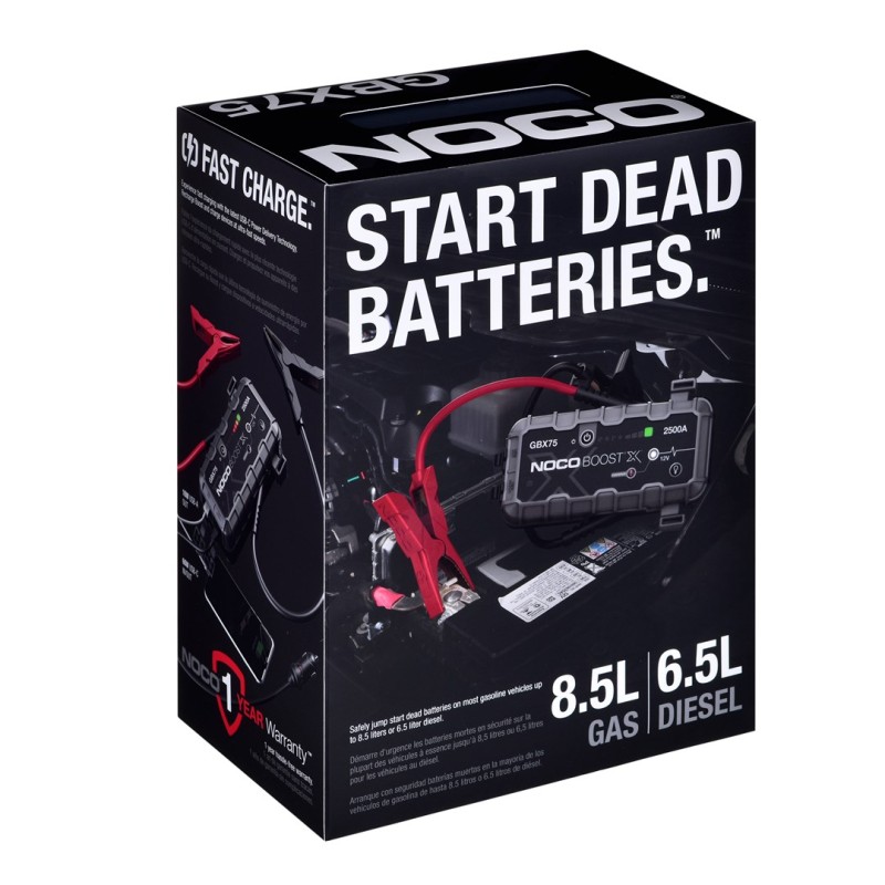 NOCO GBX75 vehicle jump starter 2500 A NOCO GBX75 vehicle jump starter 2500 A