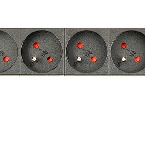 EnerGenie EG-PDU-014-F Rack Power Distribution Unit (8 FR sockets, 1U, 16A, Schuko plug, 3m, black color)