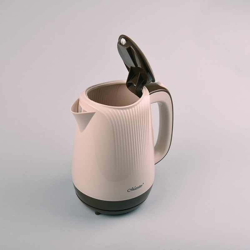 Feel-Maestro MR042 beige electric kettle 1.7 L Beige, Brown 2200 W Feel-Maestro MR042 beige electric kettle 1.7 L Beige, Brown 2200 W