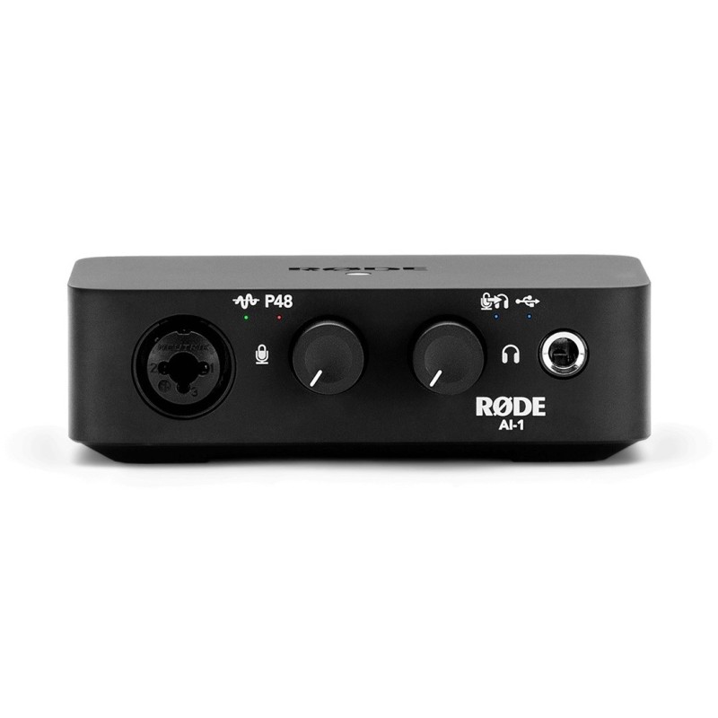 RODE AI-1 USB Audio interface A-A preamplifier 24 bit 96 kHz Black RODE AI-1 USB Audio interface A-A preamplifier 24 bit 96 kHz Black