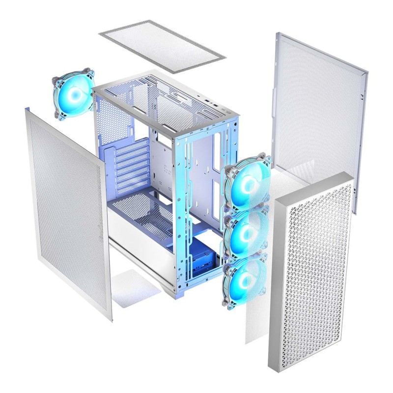 Logic DART PRO ARGB MIDI USB-C PC Case White Logic DART PRO ARGB MIDI USB-C PC Case White
