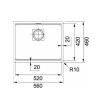 FRANKE Kanon KNG 110-52 black matt sink FRANKE Kanon KNG 110-52 black matt sink