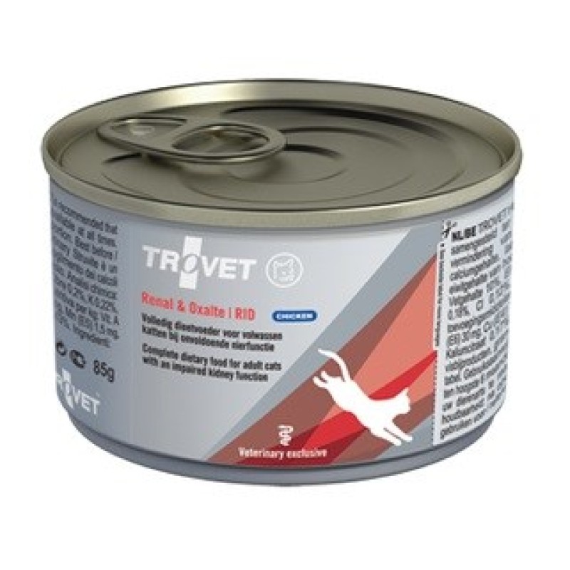 TROVET Renal & Oxalate RID Chicken - wet cat food - 100g
