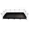 C&C Modular cage 4x2 145 x 75 cm black