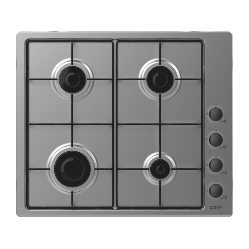 Candy Smart CHW6LBX/4U Stainless steel Built-in 60 cm Gas 4 zone(s)