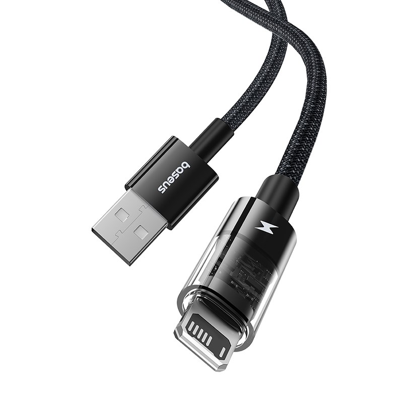 Baseus Gem USB to IP 2.4A fast charging cable 2 m Black Baseus Gem USB to IP 2.4A fast charging cable 2 m Black
