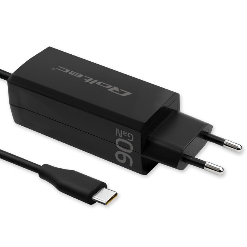 Qoltec 52420 90W GaN Super Fast Charger| 5-20V | 3-4.5A | USB-C 3.1 Qoltec 52420 90W GaN Super Fast Charger| 5-20V | 3-4.5A | USB-C 3.1