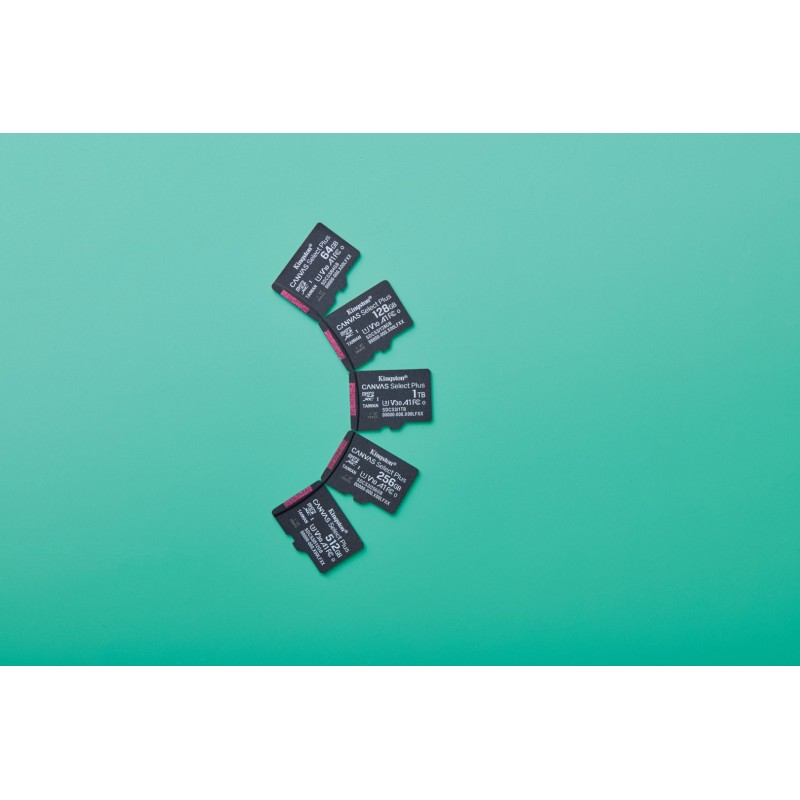 Kingston Technology 64GB microSDXC Canvas Select Plus Gen3 100MB/s A1 Card + Adapter Kingston Technology 64GB microSDXC Canvas Select Plus Gen3 100MB/s A1 Card + Adapter