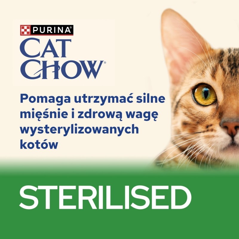 PURINA Cat Chow Sterilised with chicken and eggplant in sauce - wet cat food - 26x85g (20 + 6 GRATIS)