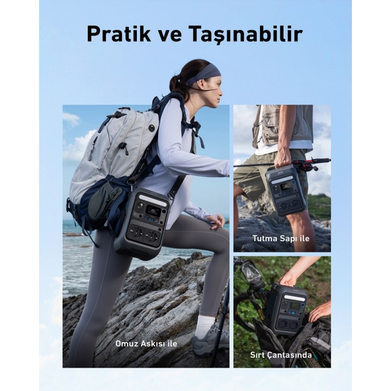 Przenośna stacja zasilania Anker Solix C300X 288Wh 300W Przenośna stacja zasilania Anker Solix C300X 288Wh 300W