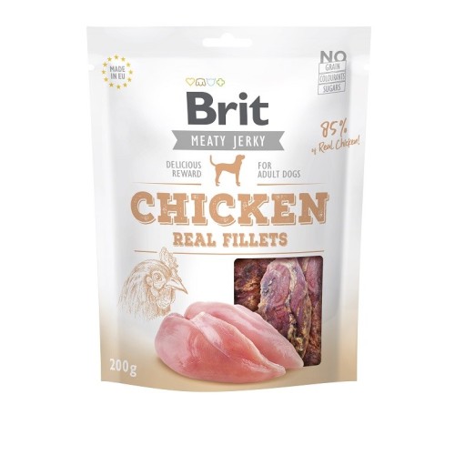 Brit Jerky Chicken Real Fillets - Chicken - dog snack - 200 g Brit Jerky Chicken Real Fillets - Chicken - dog snack - 200 g