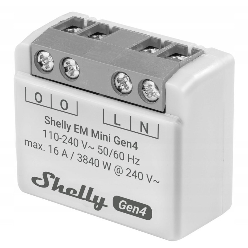 Shelly EM Mini Gen4 WiFi smart energy consumption monitor Shelly EM Mini Gen4 WiFi smart energy consumption monitor