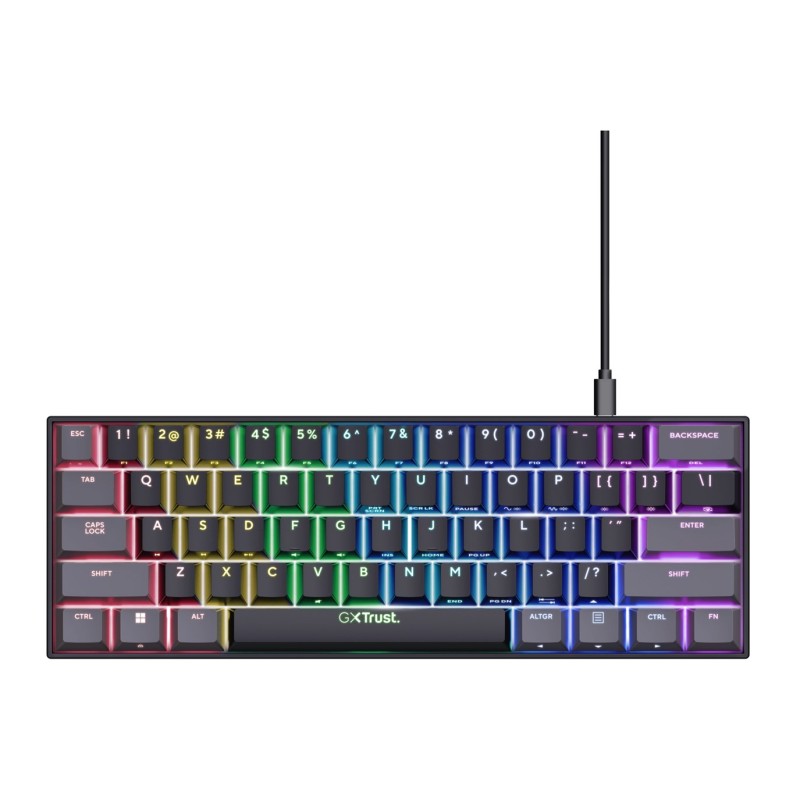 Trust GXT 867 Acira keyboard Gaming USB QWERTY US English Black Trust GXT 867 Acira keyboard Gaming USB QWERTY US English Black