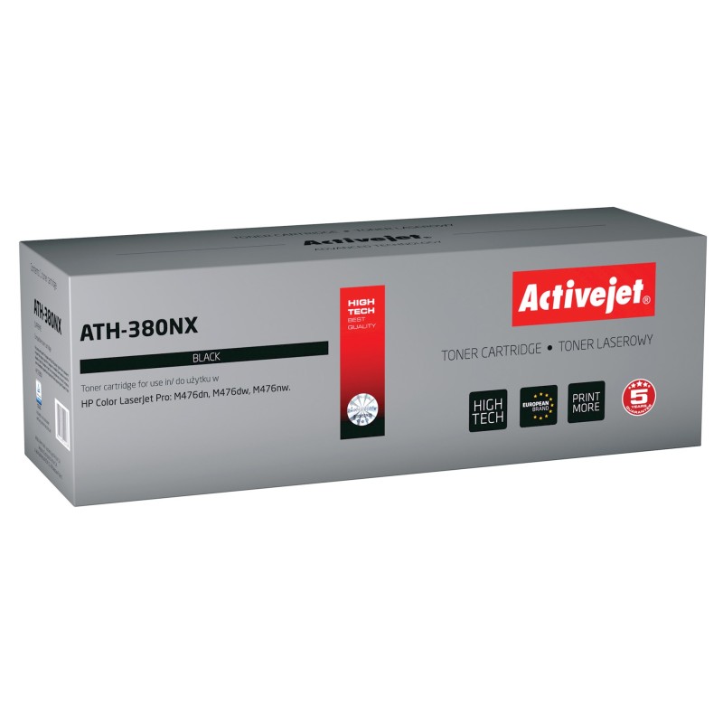 Activejet ATH-380NX Toner (replacement for HP 312X CF380X; Supreme; 4400 pages; black)