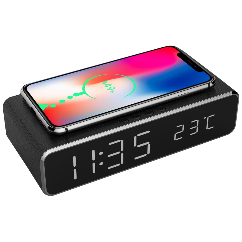 Gembird DAC-WPC-01 alarm clock Digital alarm clock Black Gembird DAC-WPC-01 alarm clock Digital alarm clock Black