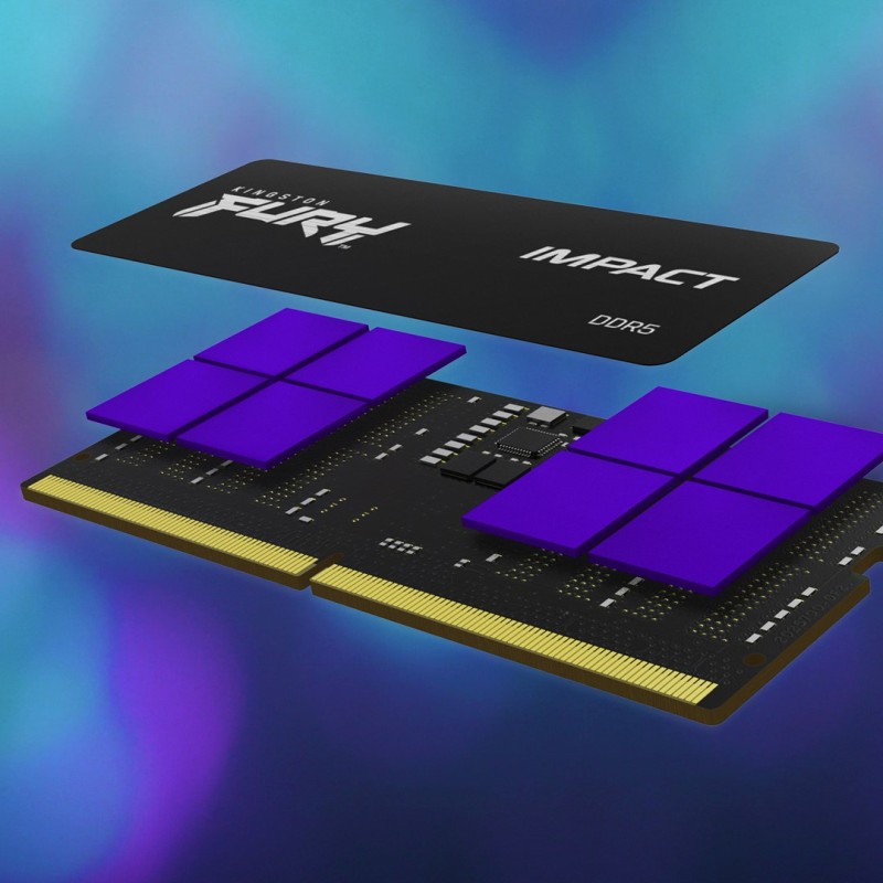 Kingston Technology FURY Impact Black memory module 16 GB 1 x 16 GB DDR5 2400 MHz Kingston Technology FURY Impact Black memory module 16 GB 1 x 16 GB DDR5 2400 MHz