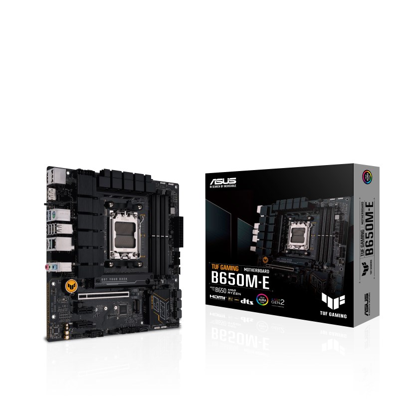 ASUS TUF GAMING B650M-E AMD B650 Socket AM5 micro ATX ASUS TUF GAMING B650M-E AMD B650 Socket AM5 micro ATX