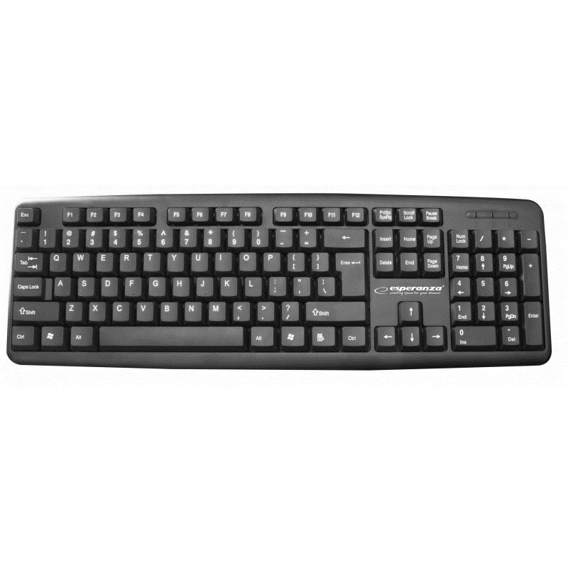 Esperanza EK134 keyboard USB Black Esperanza EK134 keyboard USB Black