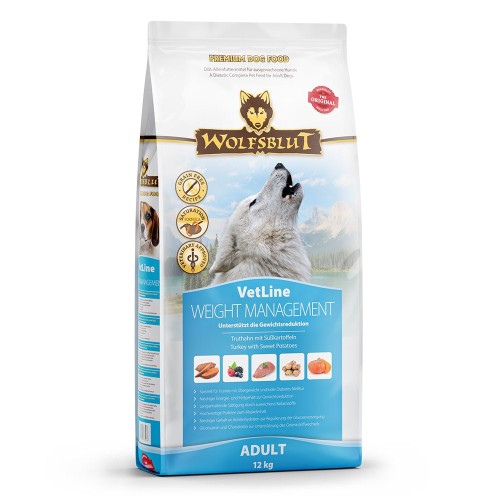 WOLFSBLUT VetLine Weight Management Turkey - dry dog food - 12kg