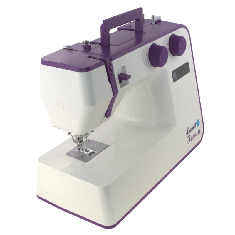 ŁUCZNIK TERESA sewing machine, white-violet ŁUCZNIK TERESA sewing machine, white-violet