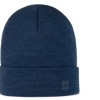 gorro BUFF MERINO HEAVYWEIGHT BEANIE SOLID NIGHT BLUE