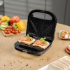 Zelmer Sandwich Toaster ZSM7710 750 Watt Black Silver Zelmer Sandwich Toaster ZSM7710 750 Watt Black Silver