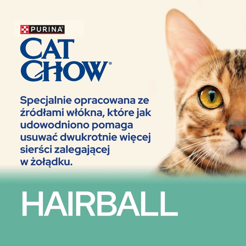 Purina CAT CHOW HAIRBALL CONTROLL cats dry food 1.5 kg Adult Chicken Purina CAT CHOW HAIRBALL CONTROLL cats dry food 1.5 kg Adult Chicken