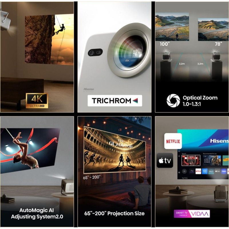 Hisense M2 Pro UHD 4K (3840x2160) 3D Grey Hisense M2 Pro UHD 4K (3840x2160) 3D Grey