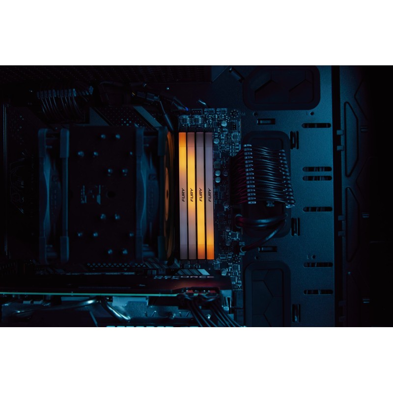 Kingston Technology FURY 16GB 3200MT/s DDR4 CL16 DIMM 1Gx8 Renegade RGB