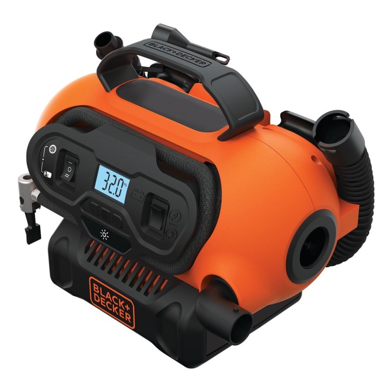 Black & Decker BDCINF18N-QS air compressor 160 l/min AC/Cigar lighter Black & Decker BDCINF18N-QS air compressor 160 l/min AC/Cigar lighter
