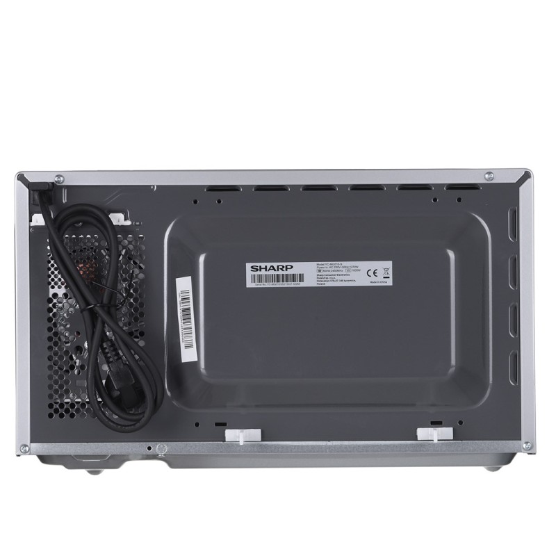 Sharp Home Appliances YC-MG01E-S microwave Countertop Combination microwave 20 L 800 W Black, Grey Sharp Home Appliances YC-MG01E-S microwave Countertop Combination microwave 20 L 800 W Black, Grey