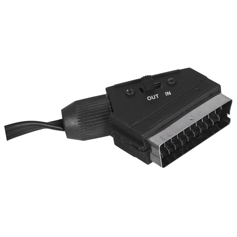 SAVIO Audio/video SCART – 3xRCA (CINCH) cable 2m CL-133 Black SAVIO Audio/video SCART – 3xRCA (CINCH) cable 2m CL-133 Black