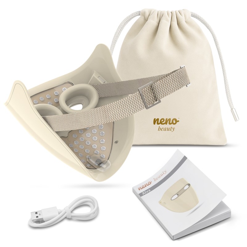 LED LIGHT THERAPY MASK IMPROVING FACIAL SKIN CONDITION