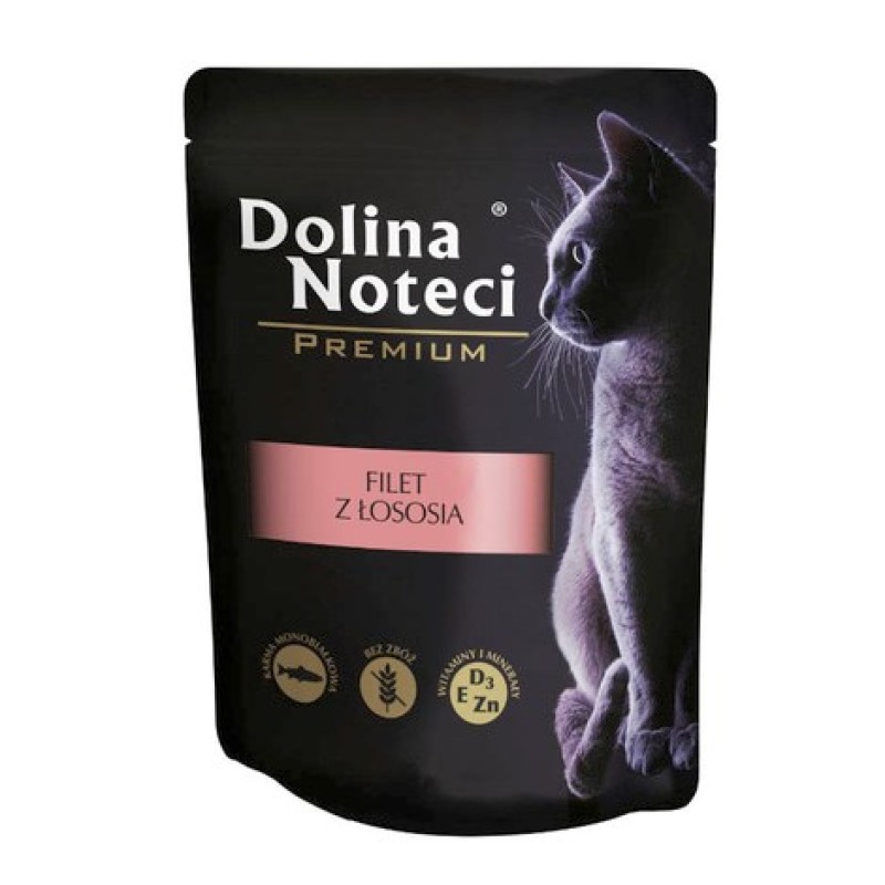 DOLINA NOTECI Premium Salmon fillet - wet cat food - 85g DOLINA NOTECI Premium Salmon fillet - wet cat food - 85g