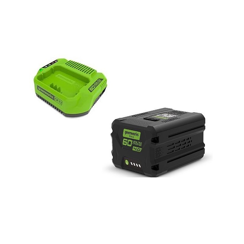 60V 4Ah battery pack + 2A charger Greenworks GSK60B4 - 2933807 60V 4Ah battery pack + 2A charger Greenworks GSK60B4 - 2933807