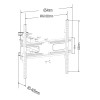 37-80'' 50 kg double arm TV mount 37-80'' 50 kg double arm TV mount