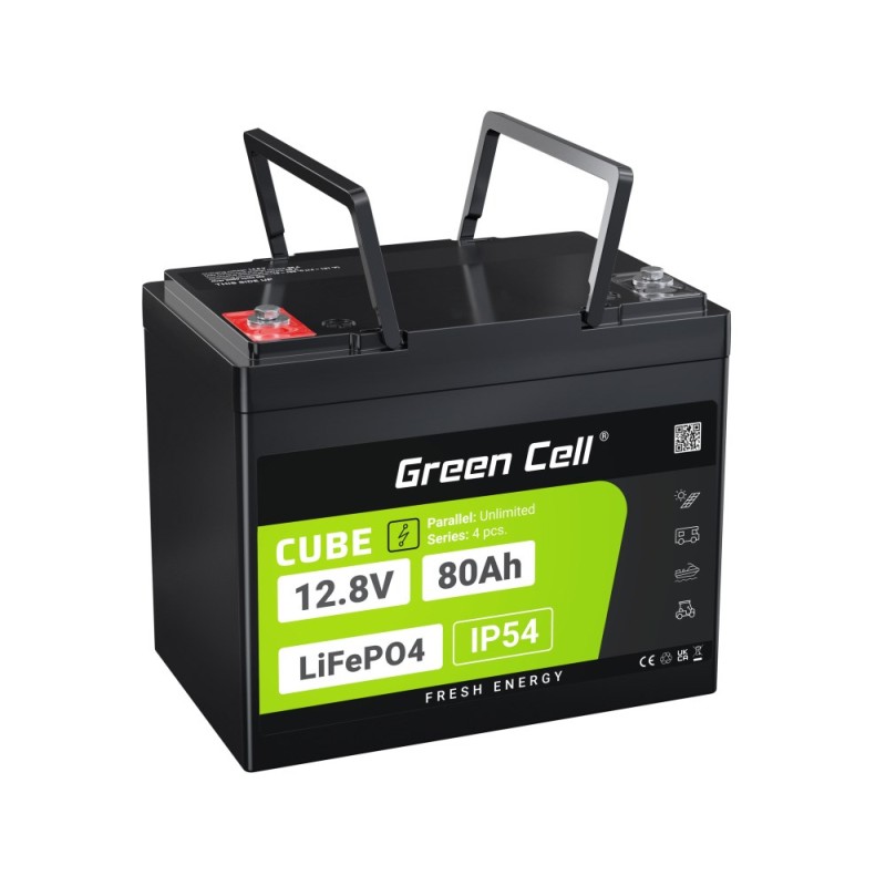 Green Cell LFPGC12V80AH UPS battery Lithium Iron Phosphate (LiFePO4) 12.8 V Green Cell LFPGC12V80AH UPS battery Lithium Iron Phosphate (LiFePO4) 12.8 V