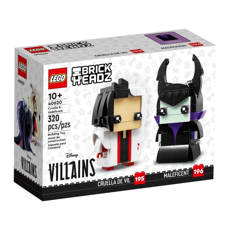 LEGO BRICKHEADZ 40620 Cruella & Maleficent