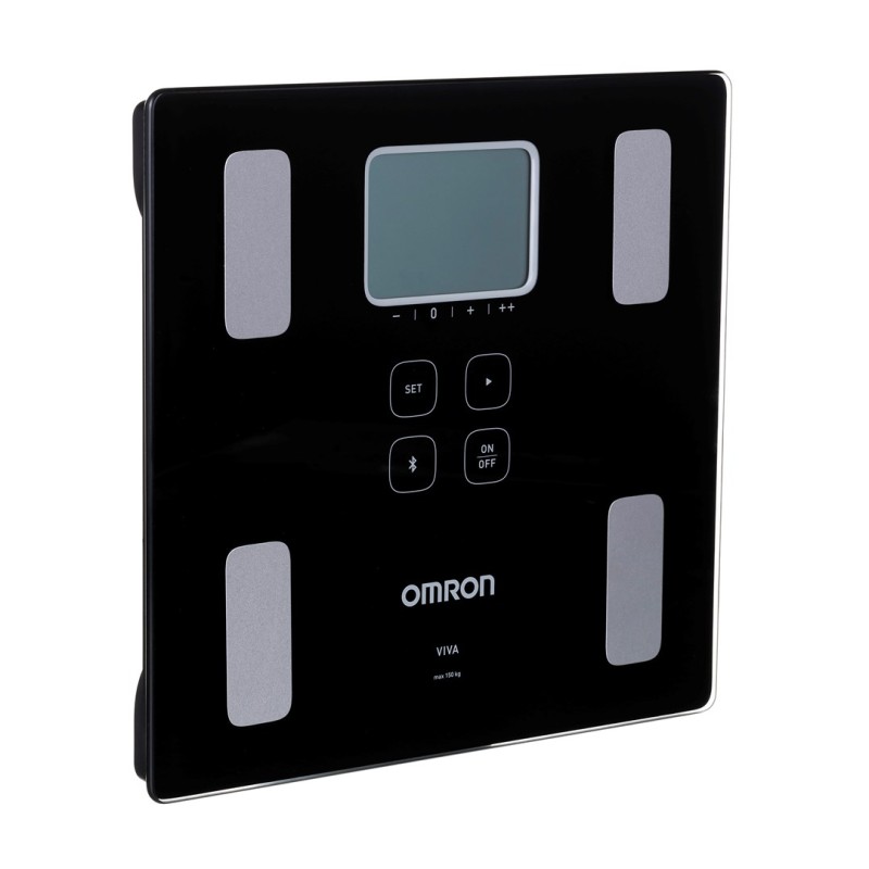 Omron VIVA Square Black Electronic personal scale Omron VIVA Square Black Electronic personal scale