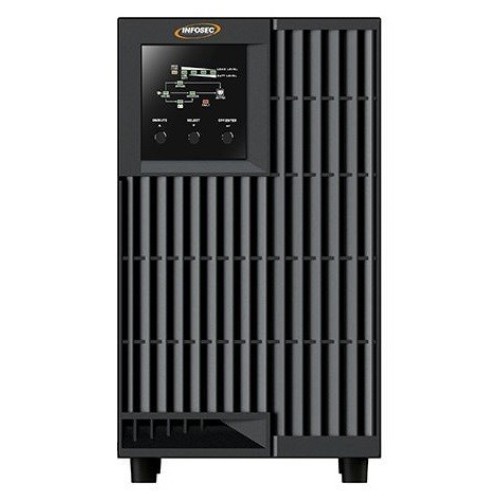 Infosec E4 Value 3000 uninterruptible power supply (UPS) Double-conversion (Online) 3 kVA 2400 W 4 AC outlet(s)