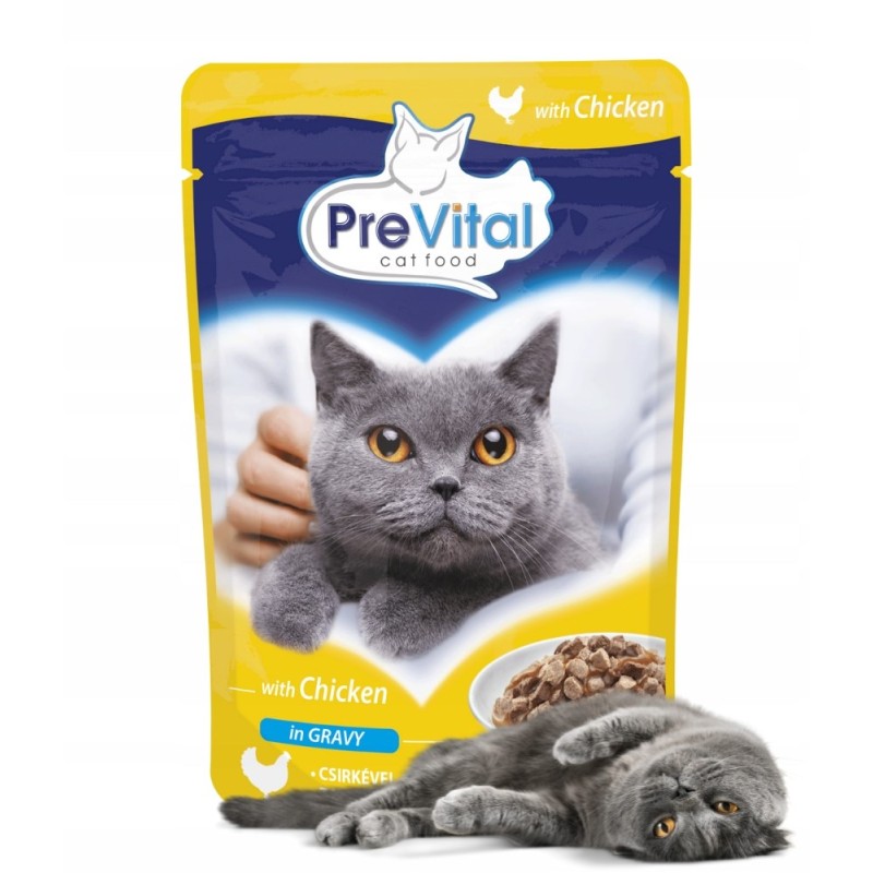 PREVITAL Chicken in jelly - wet cat food - 100g