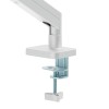 Gembird MA-DA1-04 Full-motion desk display mounting arm, 17”-32”, white Gembird MA-DA1-04 Full-motion desk display mounting arm, 17”-32”, white