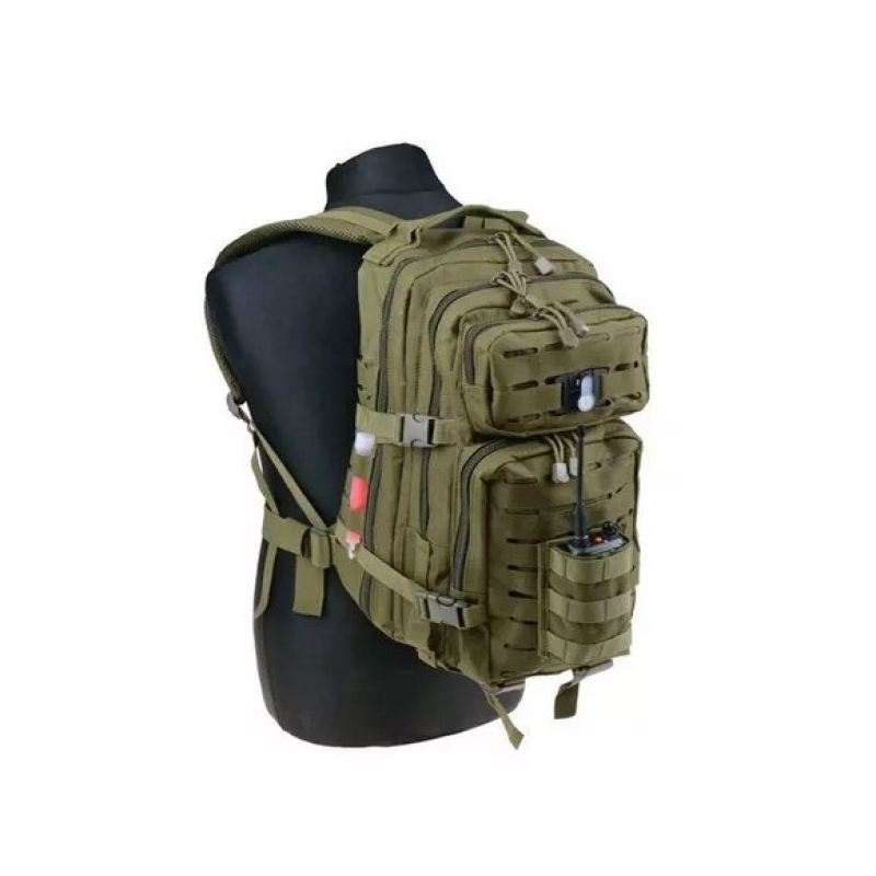 Backpack type Assault Pack (Laser Cut) - olive green Backpack type Assault Pack (Laser Cut) - olive green