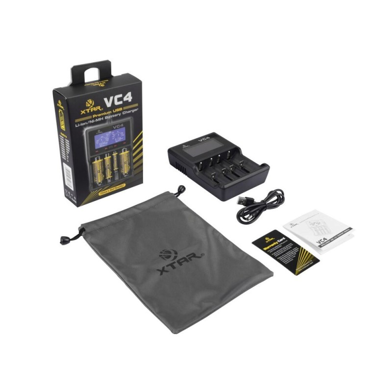 XTAR VC4SL battery charger to Li-ion / Ni-MH / Ni-CD 18650 XTAR VC4SL battery charger to Li-ion / Ni-MH / Ni-CD 18650