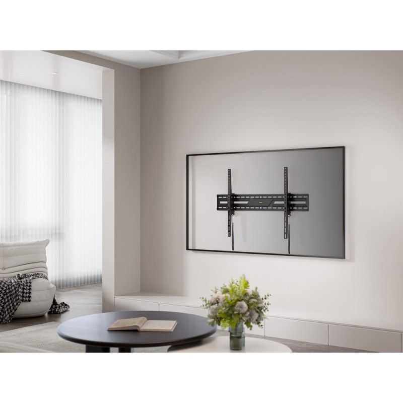 Gembird WM-100T-01 TV wall mount (tilt), 43”-100”, black